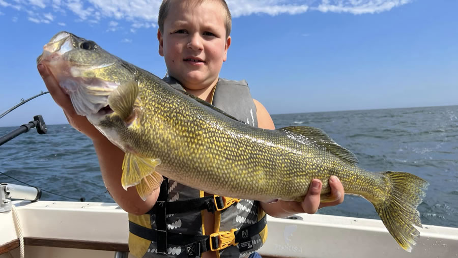 Erie walleye fishing charters