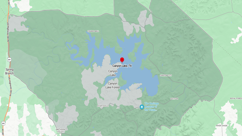 Canyon Lake is a natural lake or east Texas gem
