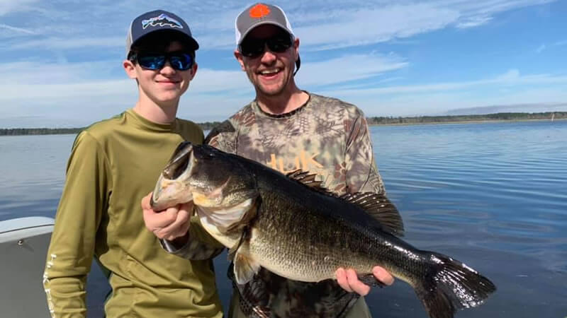 Rodman Reservoir Father Son Fishing