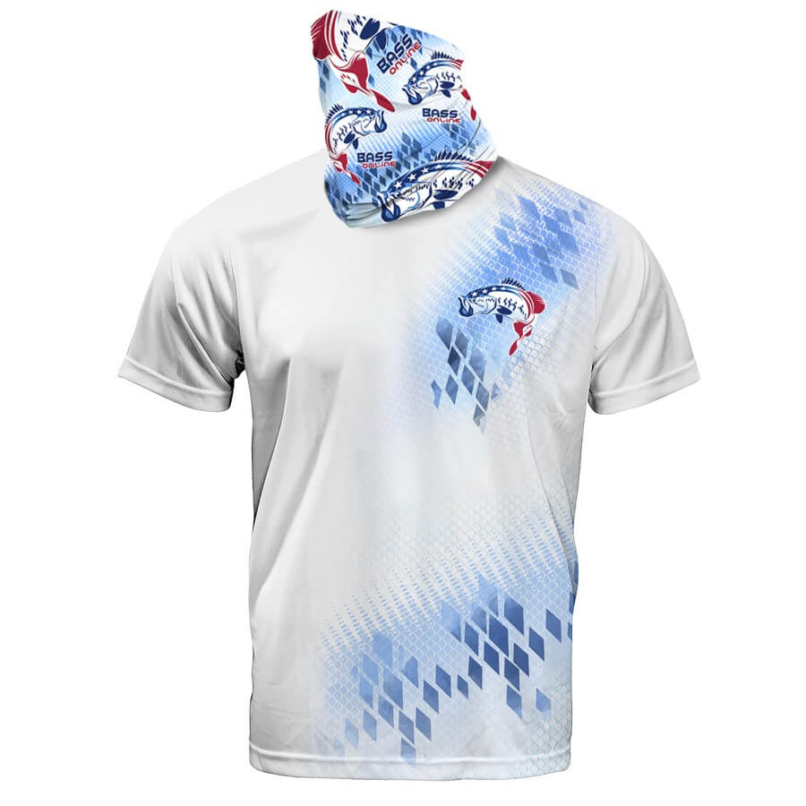 Patriotic Bass Short Sleeve Performance Combo Pack