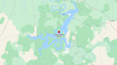 Possum Kingdom lake is a monster lady bird lake
