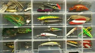 Essential gear for smallmouth bass fishing.