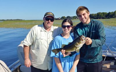 November Pontoon Bass Fishing on Lake Toho in Kissimmee, FL
