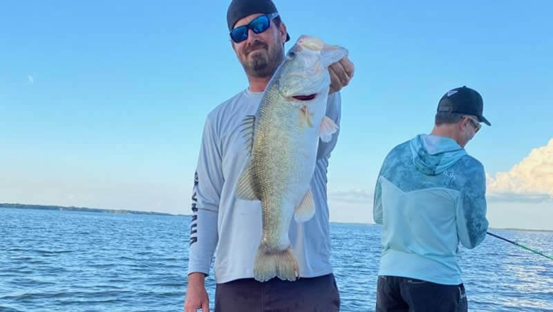 Wayne with Largemouth bass