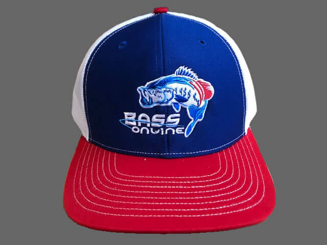 Red White Blue Snapback Fishing Hat
