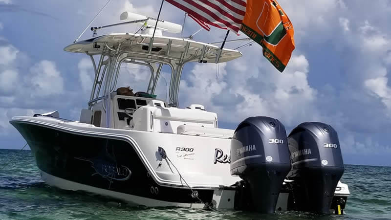 Big Saltwater offshore boat