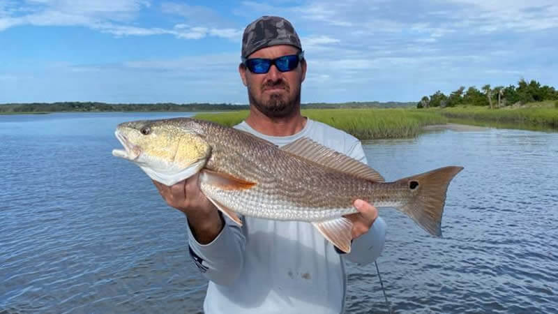 Wayne with Redfish