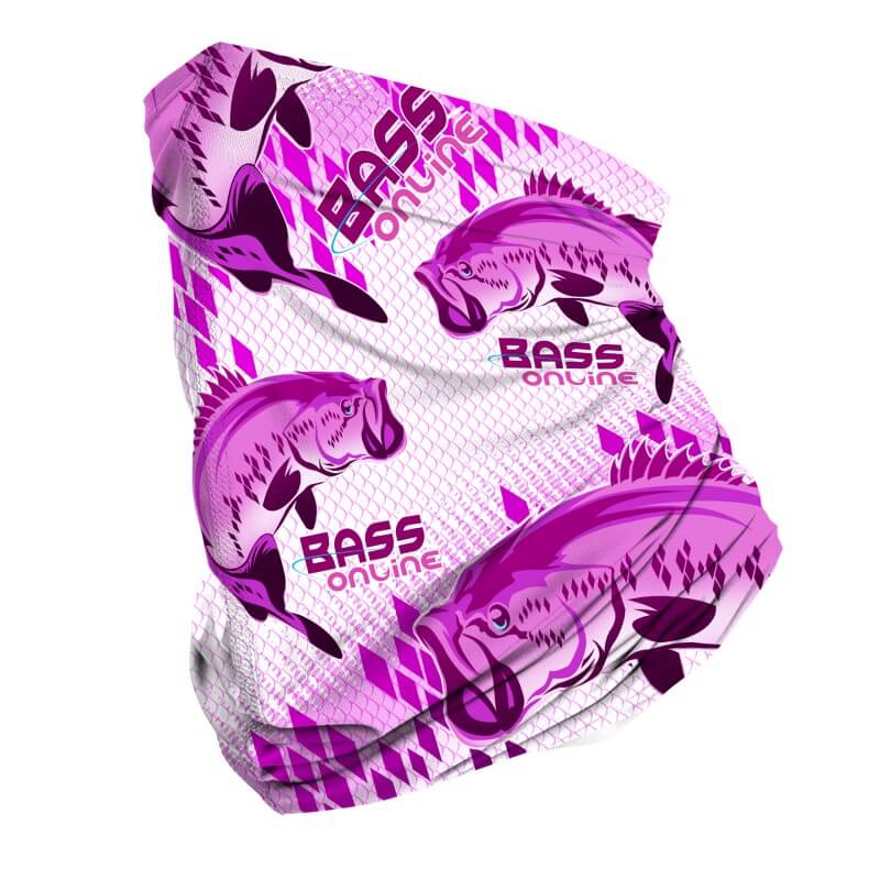 Pink Fishing Face Mask