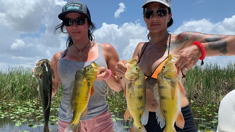 A family planning a fishing trip to the Everglades