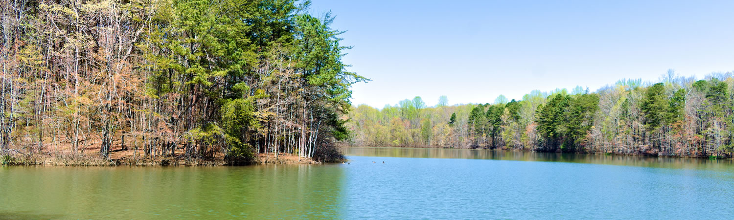 Wheeler Lake Alabama - A view of the Tennessee River along Joe Wheeler State Park