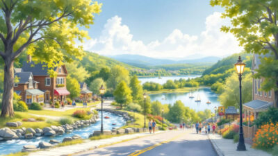 Morristown NY 8 A picturesque view of a nearby destination from Morristown NY