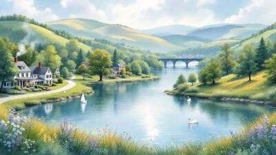 Morristown NY 5 Beautiful outdoor scenery in Morristown, NY highlighting its natural beauty