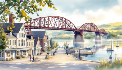 Ogdensburg NY 8 Travel tips for visiting Ogdensburg, with a focus on the Ogdensburg Prescott International Bridge.