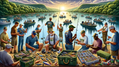 Osage Beach Mo 5 A group of fishing guides in Osage Beach preparing for a fishing trip