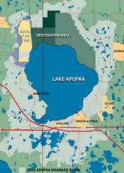 Lake Apopka Map