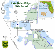 Lake Arbuckle map