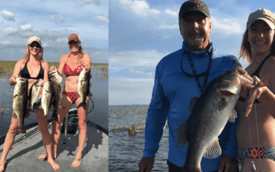 Sisters Take Over Lake Okeechobee Largemouth Bass Fishing Style