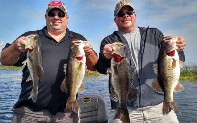 Okeechobee Bass Fishing out on the North Side