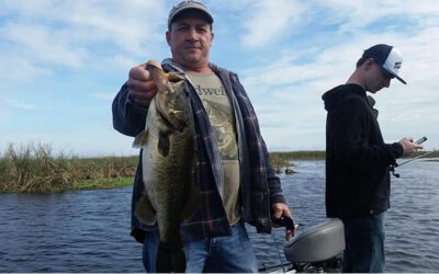 Lots of Action and a Beautiful Day out on Lake Okeechobee