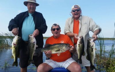 Buddies Fish Lake Okeechobee for Monster Largemouth Bass