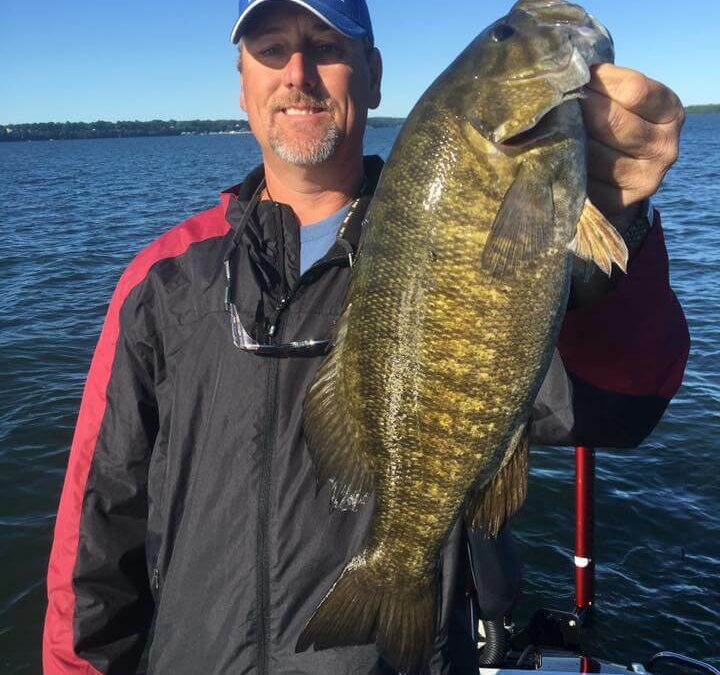 Andy and Frank from the Carolinas cash in on smallmouth bass