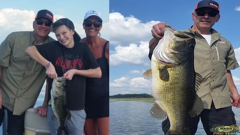 Lake Toho Family Fishing Monster Largemouth Bass