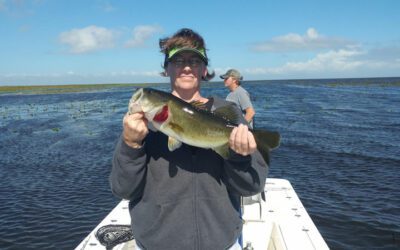 Productive Bass Fishing Day while Florida Fishing Lake Okeechobee