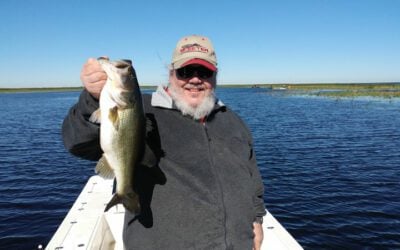 Cold Front Bass Fishing on Lake Okeechobee out of Clewiston Florida