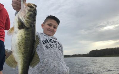 Catching Schooling Florida Bass on a Florida Fishing Trip in Kissimmee