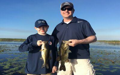 Evening Clewiston Bass Fishing on Lake Okeechobee for Florida Bass