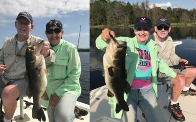 Florida Double Digit Bass Fishing on the Rodman Reservoir