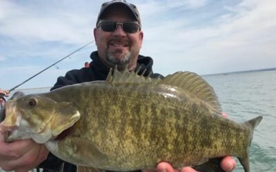 First May Smallmouth Bass Fishing on Lake Erie in Pennsylvania