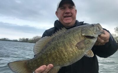 May Artificial Smallmouth Bass Fishing on Lake Erie