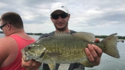 Summer Lake Erie Bass Fishing 1