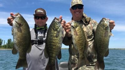 August Smallmouth Bass Fishing on Lake Erie