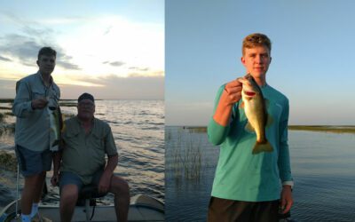 Summer Artificial Bass Fishing on Lake Okeechobee in Florida
