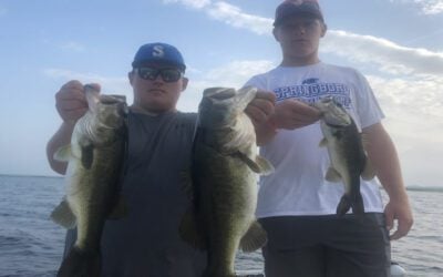 Monday Kissimmee Fishing Charters while Lake Toho Bass Fishing