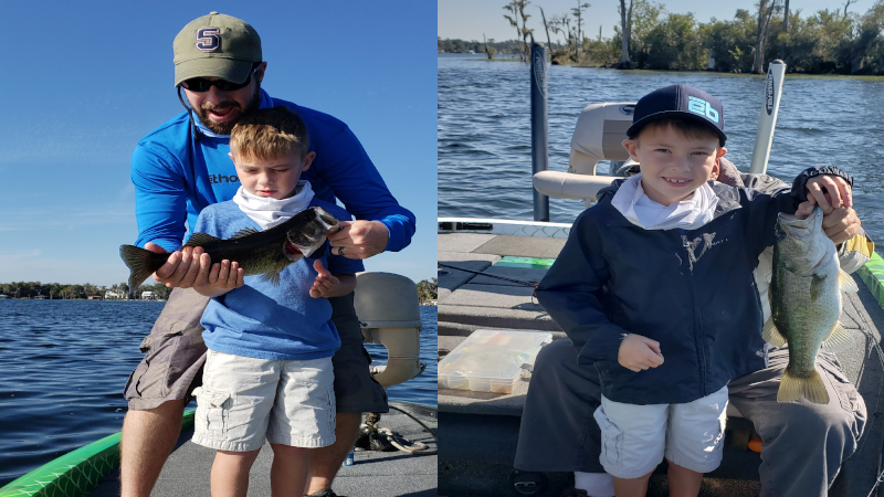 Youth Orlando Bass Fishing on the Butler Chain of Lakes
