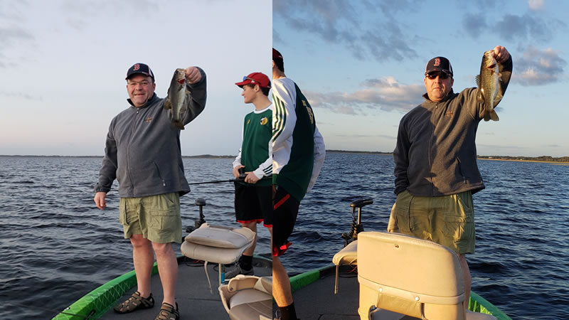 First Kissimmee Guided Fishing Charter with Two Boats 4 First Kissimmee Guided Fishing 3
