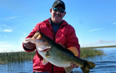 January Lake Okeechobee Fishing for Largemouth Bass in Florida