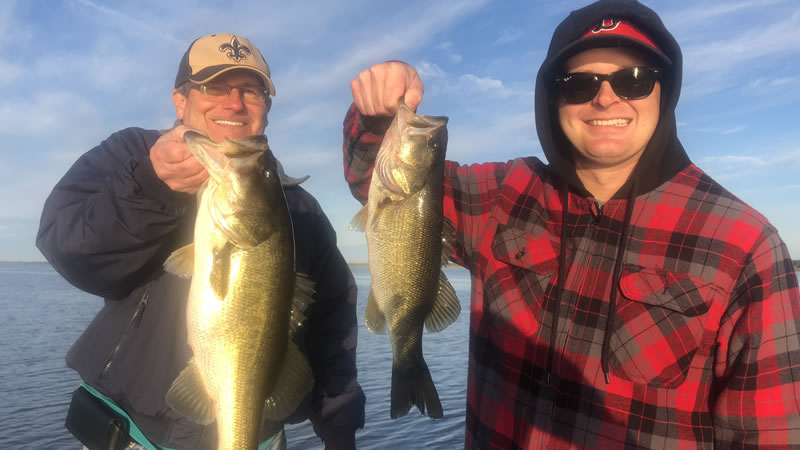 Sporadic Bite Bass Fishing in Central Florida on Lake Toho