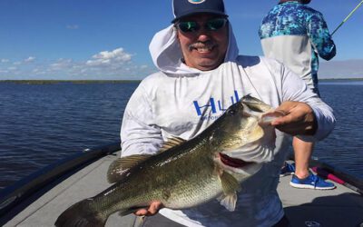 Family Lake Okeechobee Fishing for Largemouth Bass in Florida