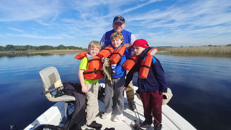 International Travelers Bass Fishing in Kissimmee, Florida