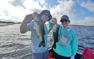 Pontoon Boat Fishing Trips for Largemouth Bass in Central Florida
