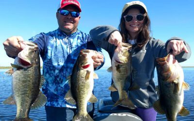 Business Associate Bass Fishing on Beautiful Lake Okeechobee