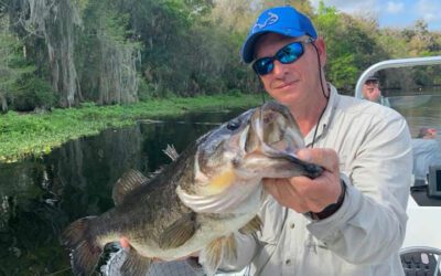 April Trophy Bass Fishing on Rodman Reservoir in North Florida