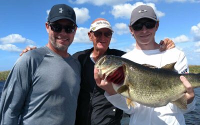 Special Birthday Fishing Surprise while Lake Okeechobee Bass Fishing