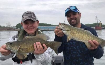 Drop Shot Smallmouth Fishing on Lake Erie in Pennsylvania