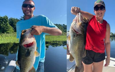 Summer Rodman Reservoir Fishing Charters For Trophy Largemouth Bass