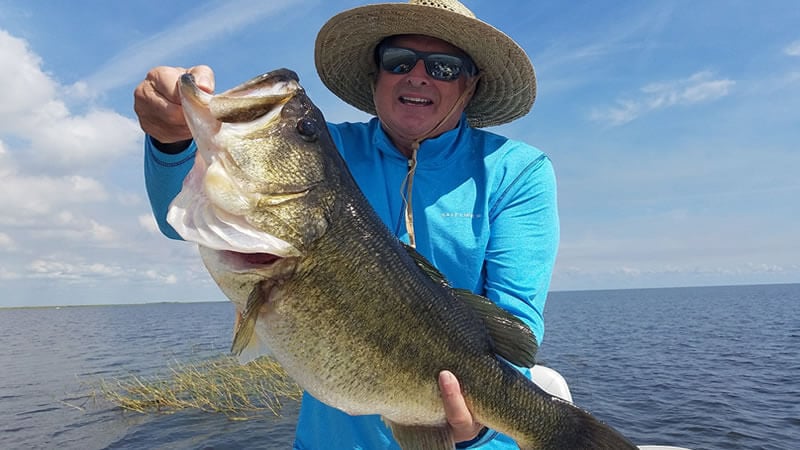 Fishing Report - Fishing For Large Mouth Bass with Roland Martin Lake  Okeechobee Florida